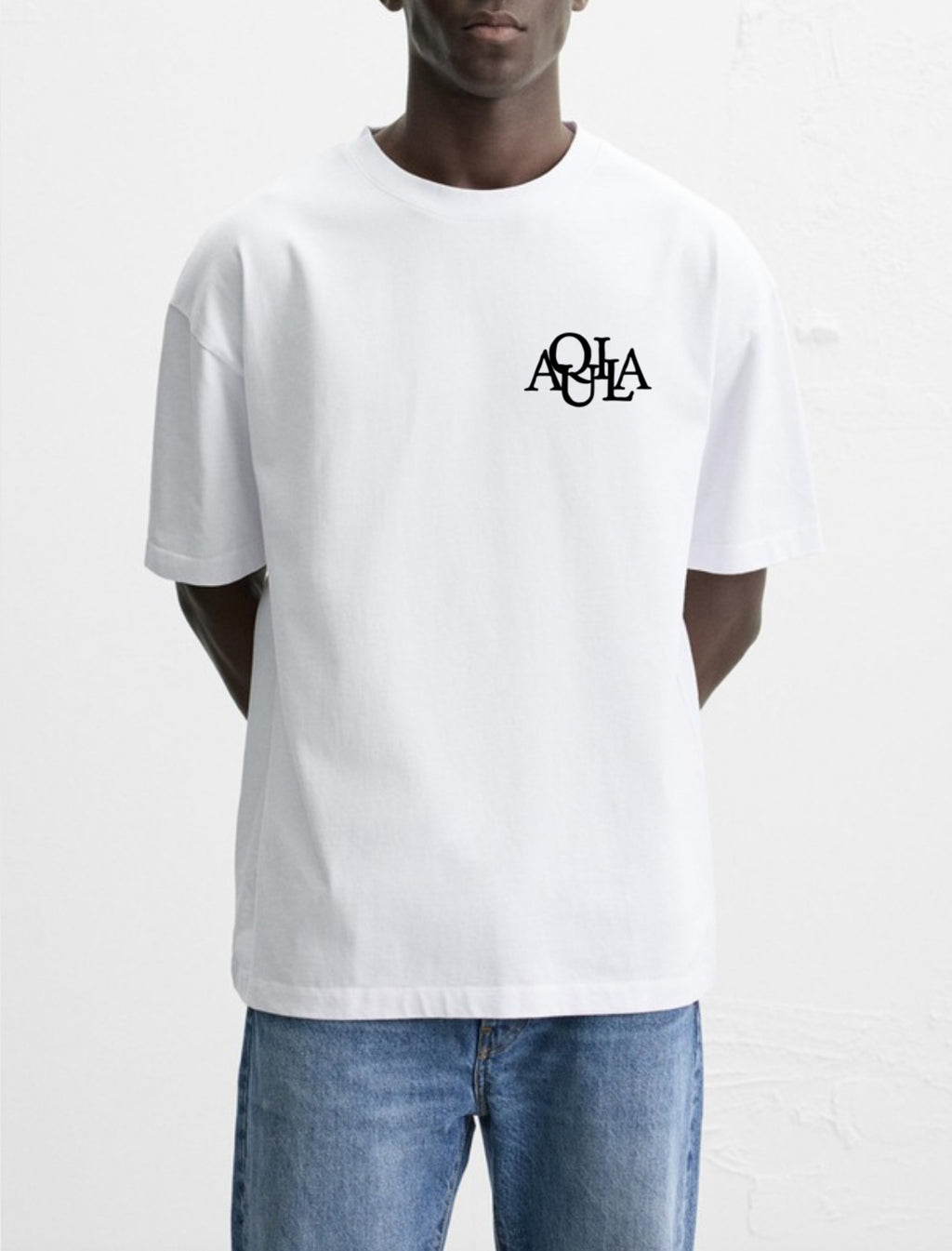 Staggered Logo Tee