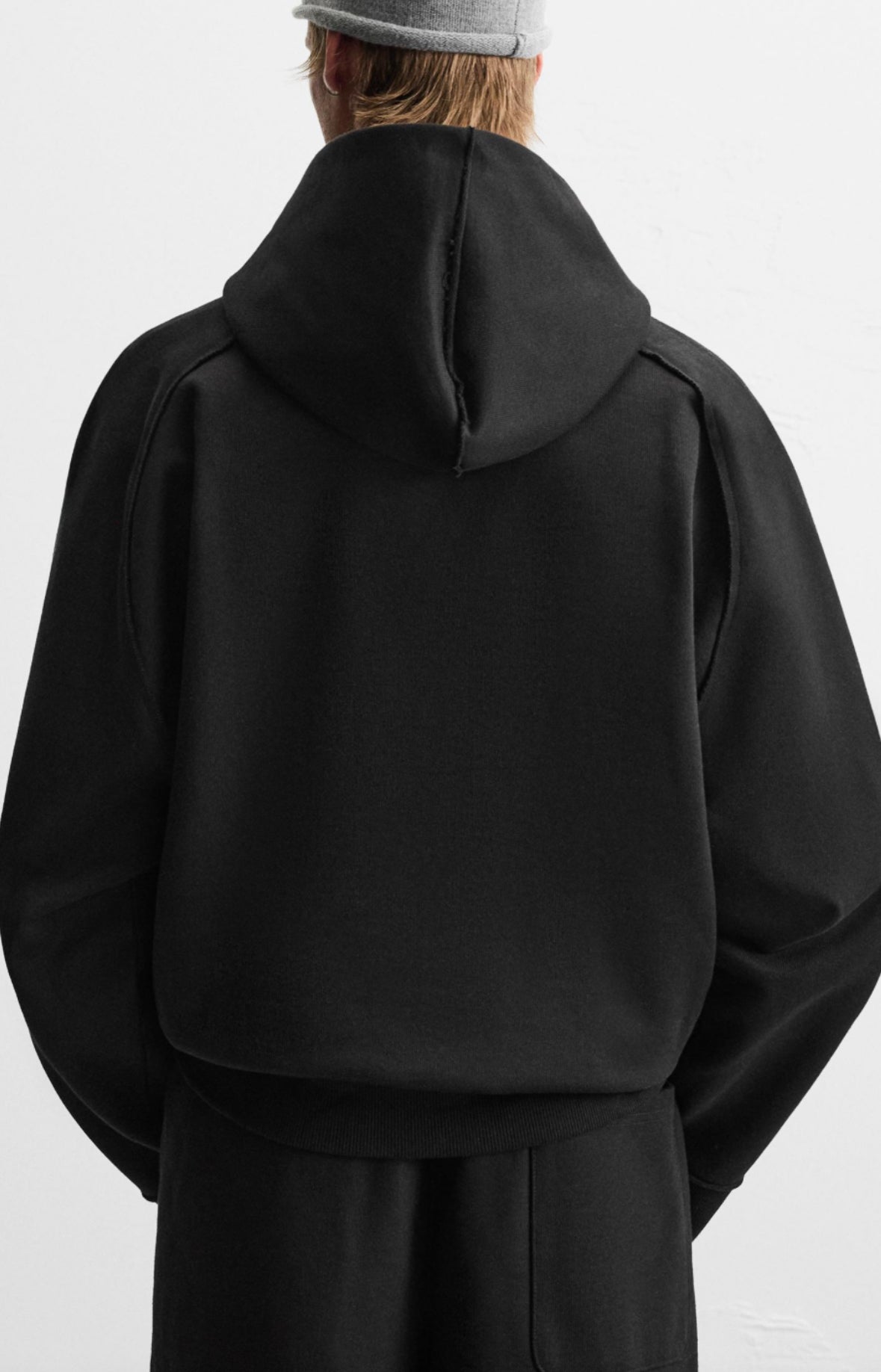 Staggered Hoodie